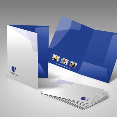 China Eco-friendly professional presentation folder printing with high quality for sale