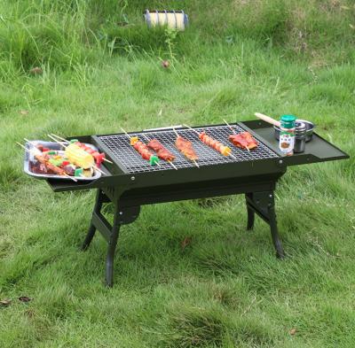 China Easily Cleaned Portable Outdoor Folding Stainless Steel Barbecue BBQ Charcoal Grill for sale