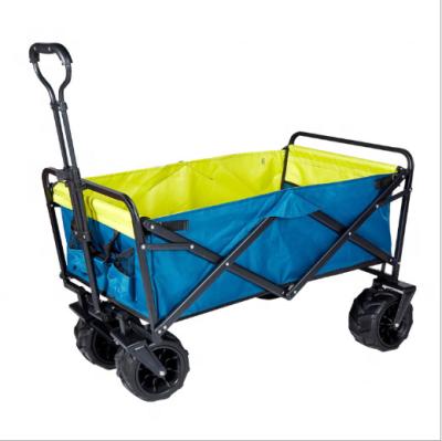 China Tools Wholesale Outdoor Universal Collapsible Utility Folding Cart Beach Garden Folding Cart for sale