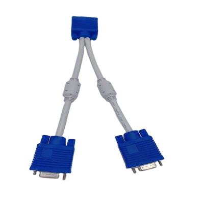 China Wholesale Custom Computer Manufacturer VGA Extension Cable 3 Plus 6 VGA Y Cable Good Quality for sale