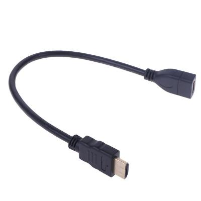 China COMPUTER 30cm male to female hdmi 1080P 3D extension cable support for sale