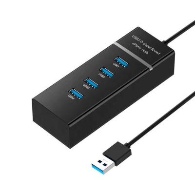 China High Speed ​​Charging+Data Transfer Transmission 4 Port Mulit USB 3.0 Hub Splitter USB 3.0 Hub 4 Port Ultra Thin Data Hub for sale