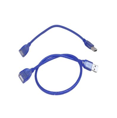 China Factory hot selling 0.3M COMPUTER USB 2.0 one male to one female extension cable for sale