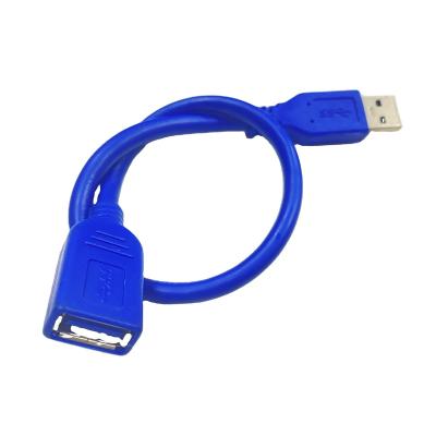 China USB Extension Cable 0.3M Factory Custom USB 3.0 A-F Male To Female Cable Extension Data Cable for sale