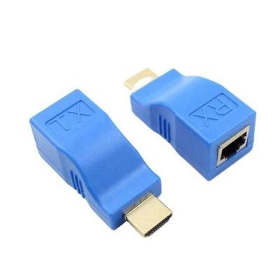 China HDMI to Cat5e Cat6 RJ45 Converter 4K HDMI 1.4V HDMI Supplement 1080P 30M HDMI Supplement for sale