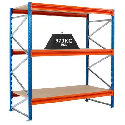 China Super Market Warehouse Longspan Shelving System Medium Duty Rack System for sale