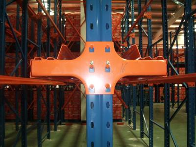 China Drive In And Drive Through Racking Space Saving Warehouse Storage Shelves OEM Available for sale