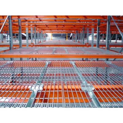 China Galvanized Wire Mesh Decking Powder Coated for Warehouse / Supermarket for sale