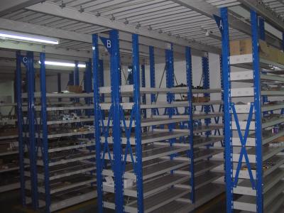 China ISO9001 Mezzanine Rack Industrial Storage Multi Level Racking System for sale