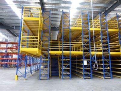 China Industrial Warehouse Mezzanine Shelving , Mezzanine Floor Racking System for sale