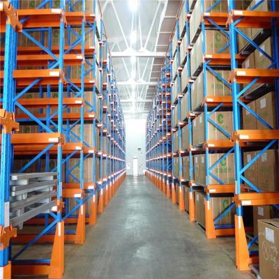 China Warehouse Storage Drive In Pallet Racking Powder Coating Heavy Duty Industrial Shelving for sale