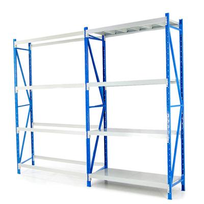 China Adjustable Long Span Garage Shelving Medium Duty Color Customized for sale