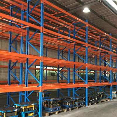 China Steel Warehouse Storage Rack Heavy Duty Selective Pallet Rack Dexion Standard Style for sale