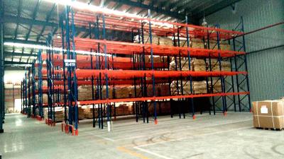 China Heavy Duty Steel Garage Storage Shelving Systems , Industrial Metal Storage Racks for sale