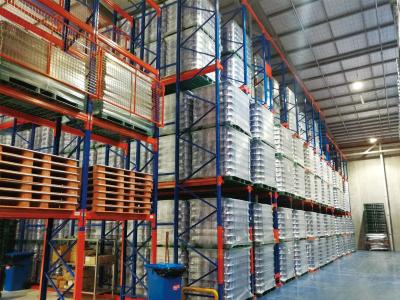 China Powder Coated Heavy Duty Industrial Storage Racks , Warehouse Storage Rack Systems for sale