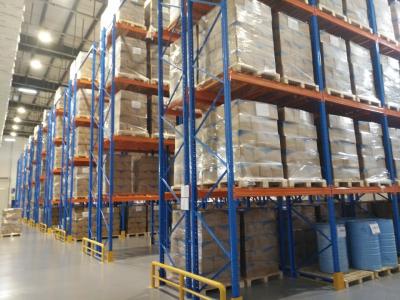 China Warehouse Heavy Duty Storage Pallet Rack Simple Structure Customized for sale