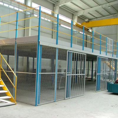 China Customized Warehouse Storage Platform Heavy Duty Modular Steel Mezzanines for sale