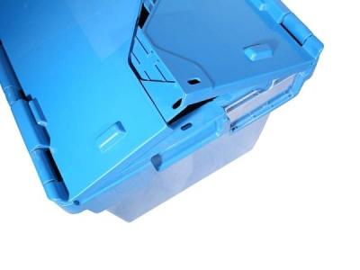 China Heavy Duty Plastic Storage Bins ,  Plastic Nestable Stackable Storage Bins With Lid for sale