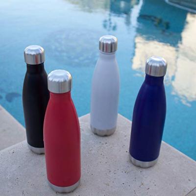 China Sustainable Pure Color Vacuum Insulated Double Wall Leak Proof Stainless Bottles Keeps Beverages Hot And Cold for sale