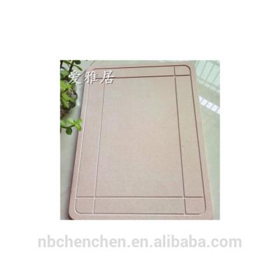 China CHINESE Diatomite Sustainable Water Protection Special For Bathroom Shower Diatomite Bath Mat for sale