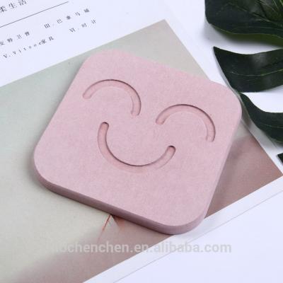 China Quickly Die-Cut Mug Dry Eco-Friendly Sustainable Diatomite And Durable Diatomite Tea Cup Mat for sale