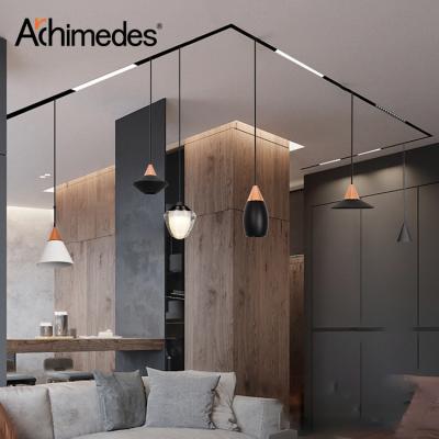 China Modern Hot Sale Decoration Modern Led Pendant Light Office Villa Study Room Track System Track Lamp for sale