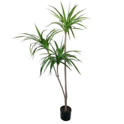 China Potted Tree Artificial Brazil Iron Tree 180cm Lifelike Green Bonsai For Home Garden Decoration for sale