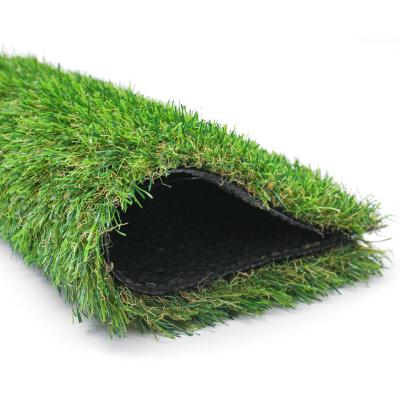 China 12600 Height Fire Protection 4cm Grass Decors Density Artificial Turf Grass For Garden Floor Landscaping Decoration for sale