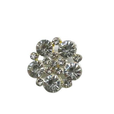 China Other Luxury Rhinestone Button 20mm Leg Rhinestone Crystal Button With 0.8 Inch Sew On Garment for sale