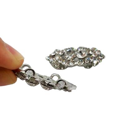 China ALLOY Rhinestone Custom Small Fancy Brooches For Cloth Dress Bikini Shoes Brooches for sale