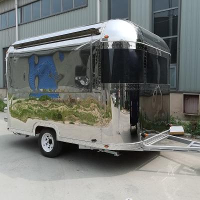 China Small Movable Remolque Para Winery Airstream Coffee Trailer Airstream Food Trailer Truck Bar Comida Truck for sale