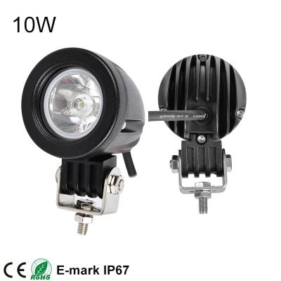 China All cars good quality spot around mini 2inch bright 10w led work light round led working light waterproof for auto tractor for sale