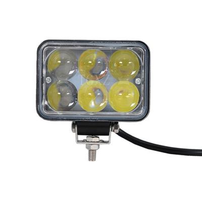 China Spot heaby duty waterproof 18w 4d die-casting aluminum housing super bright lens led work light long life for sale