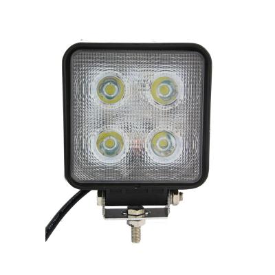 China Square Housing Super Bright Flood Spot Aluminum Diecast 12v 4.5inch 40w Car Led Work Light Truck IP67 Led Working Lamp for sale