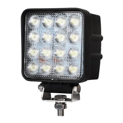 China All Cars New Arrival 48w Car Led Work Light 48w Flood Lamp Square 4.3inch 12v 24v For Offroad Trucks for sale