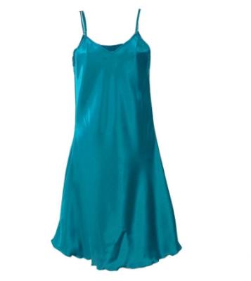 China 3XL 4XL Satin Nightgown Lady Sexy Spaghetti Strap Sleepwear Nightgowns Nightgown Oversize Female Nightgowns QUICK DRY Women's Sleeveless Nightgowns for sale