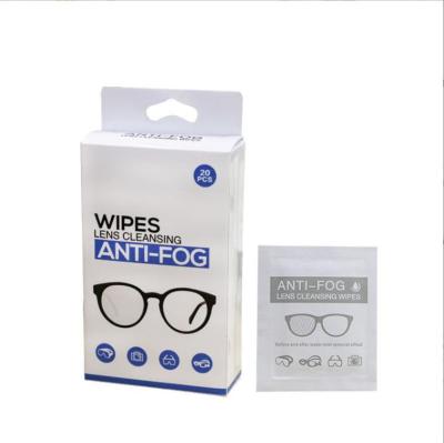 China Daily Life Wet Wipes Manufacture Organic Alcohol Free Lens Wipes Pre-moistened Eye Glass Cleaner Wipes for sale