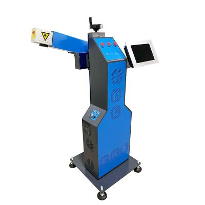 China laser marking 51 series fiber laser printing machine for plastic pipe support logo printing meter printing long service life for sale