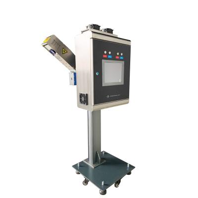 China Fiber Optic Printer Coding LF91 Series Laser Marking Machine For PVC HDPE Pipe High Quality Good Prices Long Service Life for sale