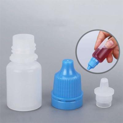 China Medicine color can be customized plastic eye drop bottle small press dropper bottle for sale