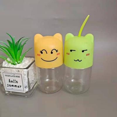 China Cookie Food Animal Transparent Jars And Cartoon Hat Sealing Type for sale