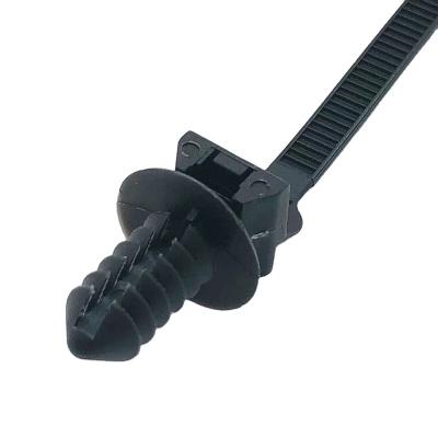 China Waterproof Enough Strong Car Push Mount Strap Nylon Cable Tie for sale