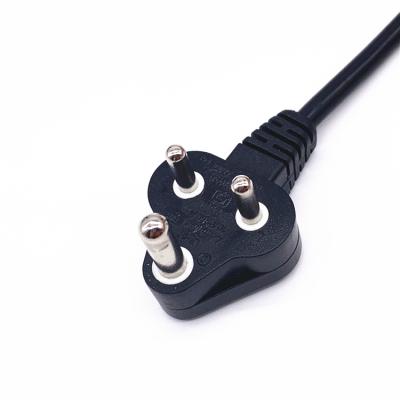 China Home Appliance Heng-Well SABS 3 Pin Plug 6A/16A 250V Power Extension Cord Home South Africa Electrical Power Cord for sale