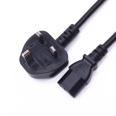 China Heng-well SASO 3 Pin Computer Extension Power C13 C5 Connector for Computer Saudi Arabia Power Cord for sale