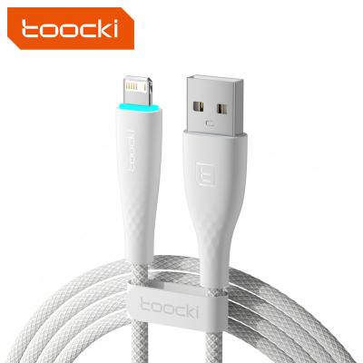 China Hot Selling Toocki 2.4A 2.4A USB Fast Charging Cable USB to L Charger 8 Pin Fast Charging USB 2.0 Mobile Data Cable for Iphone 12 13 14 in China for sale