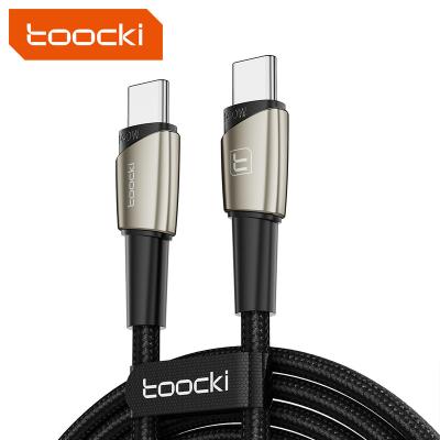 China Toocki 140W Palladium Zinc Alloy Date Cable Wholesale 140W Premium High Power USB C Charger Cable For Mobile Phone Smart Charger In Guang Bang for sale