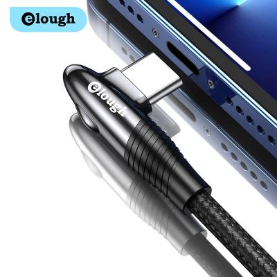 China With LED indicator mobile phone cables right angle usb c cable helper good for game 3a usb charger cable ladekabel for sale