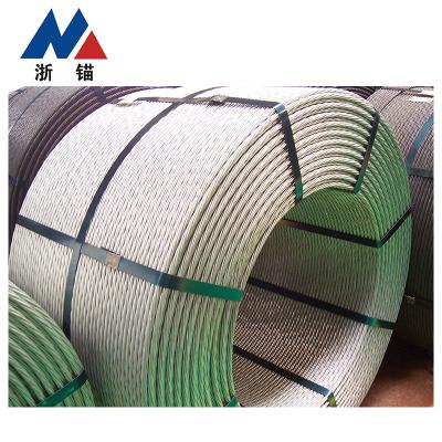 China Construction Prestressing Concrete Steel Galvanized Wire Rope Wire , Prestressing Tendon for sale