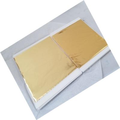 China China Gold A and B Stamping Leaf Taiwan Gold Leaf 14X14CM 1000 Sheets Per Pack For Gilding And Decoration for sale