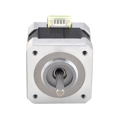 Китай Faradyi Double Shaft Worm Gear Stepper Motor With Auto-lock Double Shaft Stepper Worm Geared Motor Worm Metal Gearbox Reducer продается